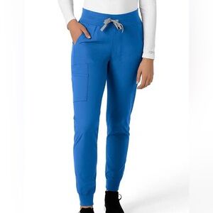 Carhartt WOMEN'S FORCE ESSENTIALS JOGGER SCRUB PANT Royal Blue Medium Petite